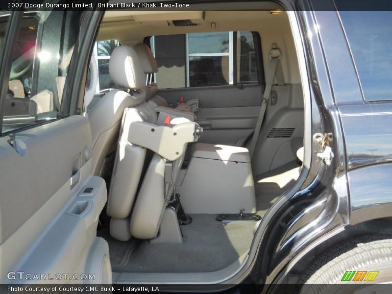 Brilliant Black / Khaki Two-Tone 2007 Dodge Durango Limited