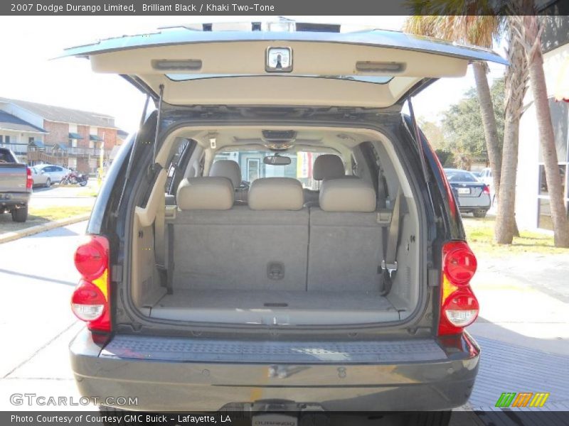 Brilliant Black / Khaki Two-Tone 2007 Dodge Durango Limited