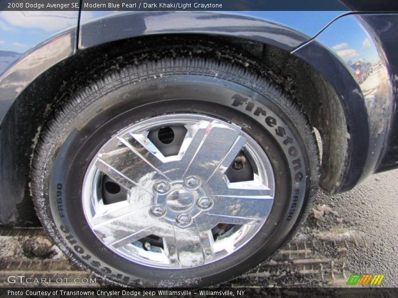 Modern Blue Pearl / Dark Khaki/Light Graystone 2008 Dodge Avenger SE