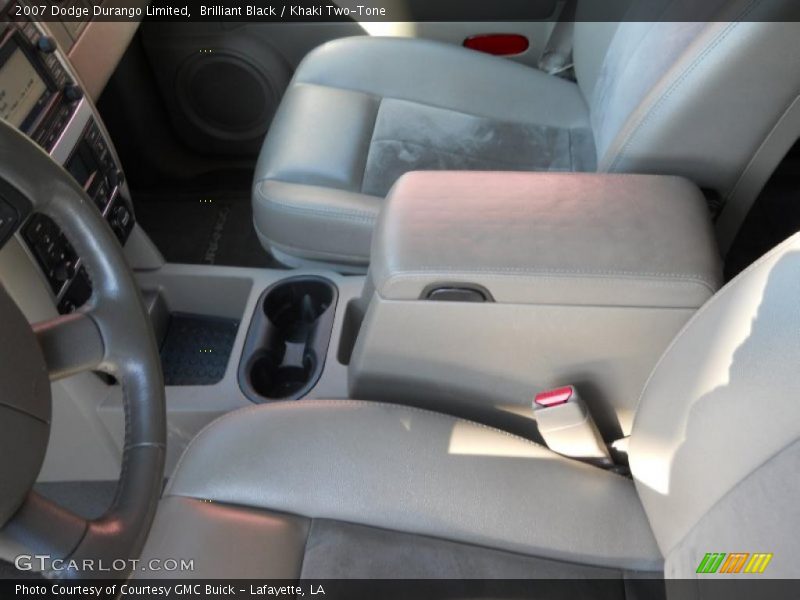 Brilliant Black / Khaki Two-Tone 2007 Dodge Durango Limited