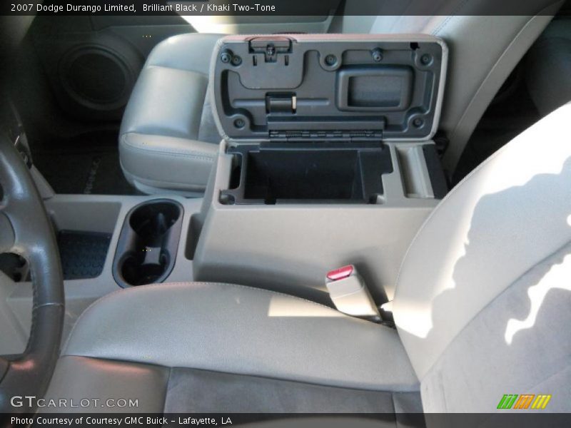 Brilliant Black / Khaki Two-Tone 2007 Dodge Durango Limited