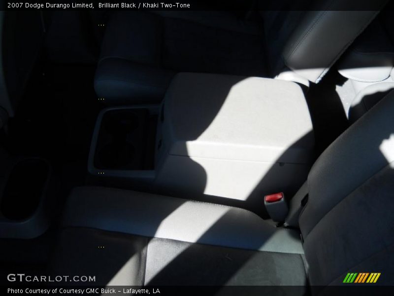 Brilliant Black / Khaki Two-Tone 2007 Dodge Durango Limited