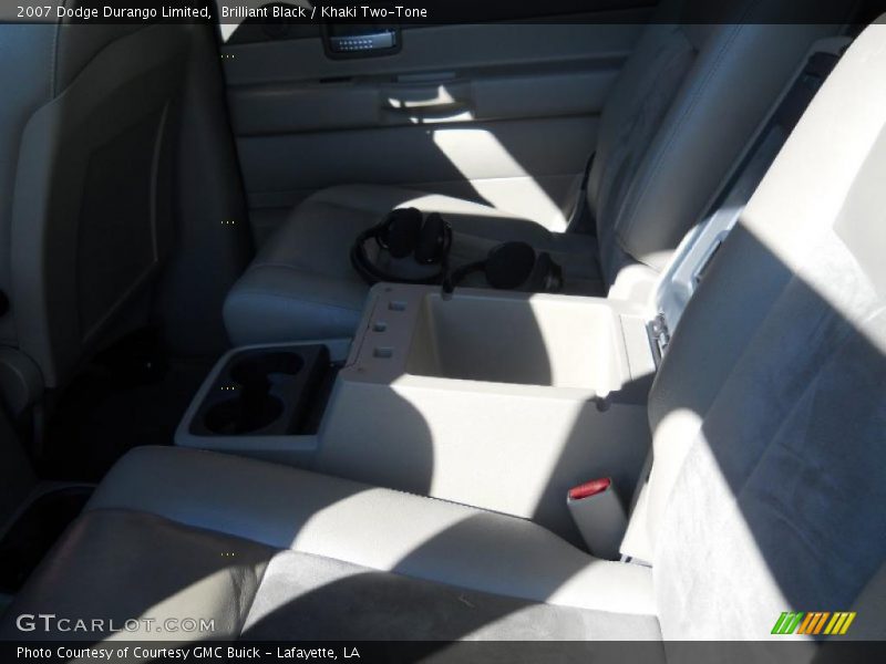 Brilliant Black / Khaki Two-Tone 2007 Dodge Durango Limited