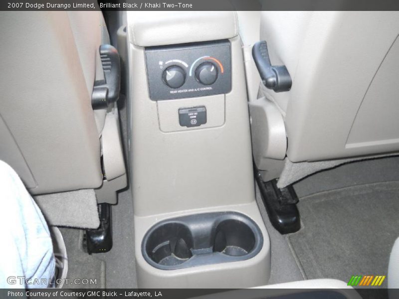 Brilliant Black / Khaki Two-Tone 2007 Dodge Durango Limited