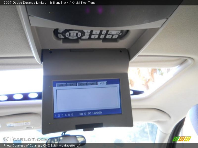 Brilliant Black / Khaki Two-Tone 2007 Dodge Durango Limited