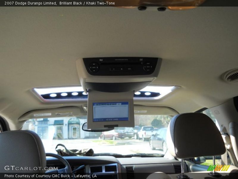 Brilliant Black / Khaki Two-Tone 2007 Dodge Durango Limited