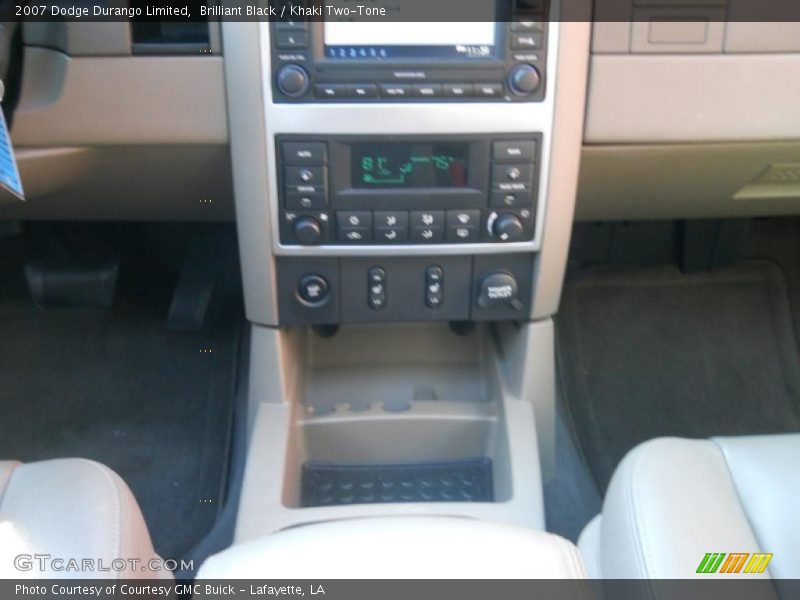Brilliant Black / Khaki Two-Tone 2007 Dodge Durango Limited