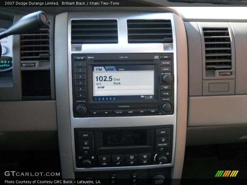 Brilliant Black / Khaki Two-Tone 2007 Dodge Durango Limited