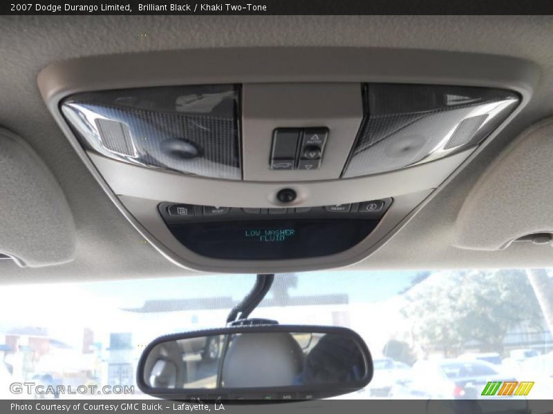 Brilliant Black / Khaki Two-Tone 2007 Dodge Durango Limited