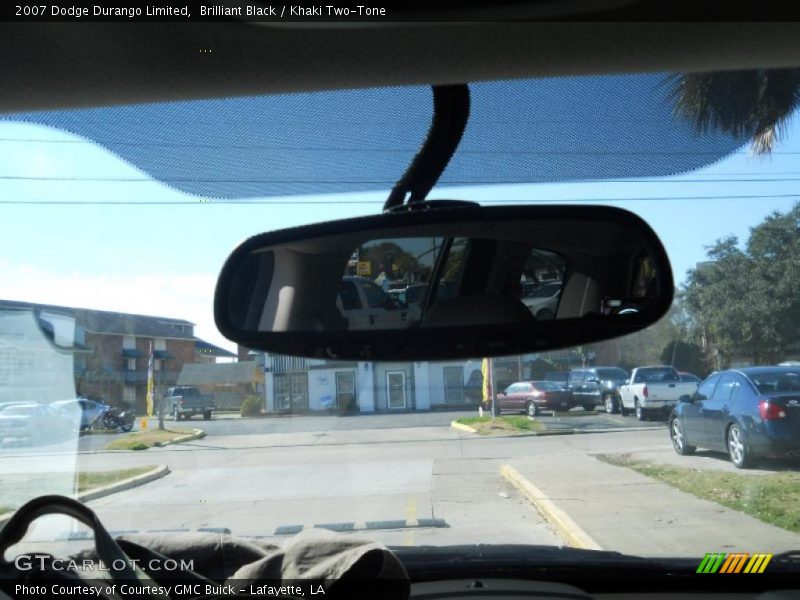 Brilliant Black / Khaki Two-Tone 2007 Dodge Durango Limited