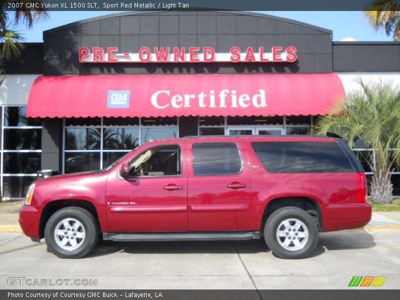 Sport Red Metallic / Light Tan 2007 GMC Yukon XL 1500 SLT