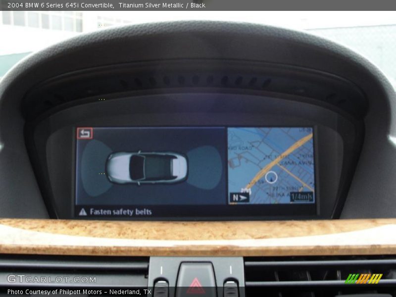 Navigation of 2004 6 Series 645i Convertible