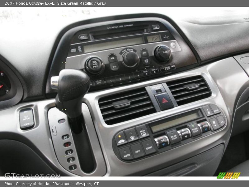 Slate Green Metallic / Gray 2007 Honda Odyssey EX-L