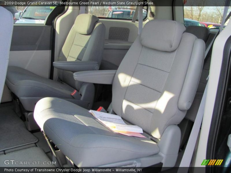 Melbourne Green Pearl / Medium Slate Gray/Light Shale 2009 Dodge Grand Caravan SE