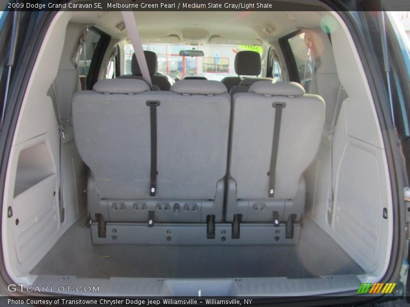 Melbourne Green Pearl / Medium Slate Gray/Light Shale 2009 Dodge Grand Caravan SE