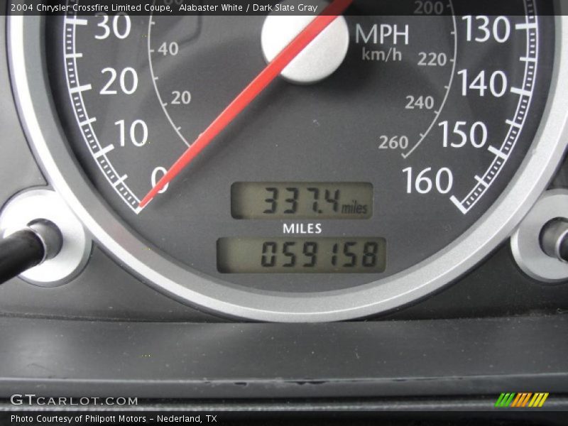 Alabaster White / Dark Slate Gray 2004 Chrysler Crossfire Limited Coupe