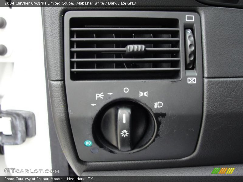 Alabaster White / Dark Slate Gray 2004 Chrysler Crossfire Limited Coupe