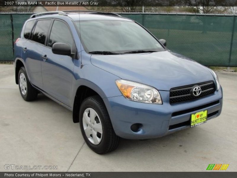 Pacific Blue Metallic / Ash Gray 2007 Toyota RAV4 I4