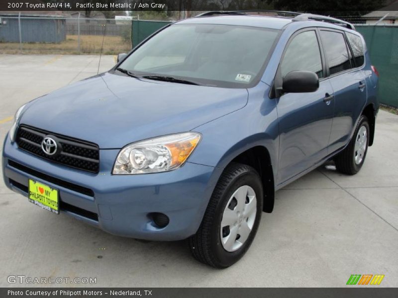 Pacific Blue Metallic / Ash Gray 2007 Toyota RAV4 I4