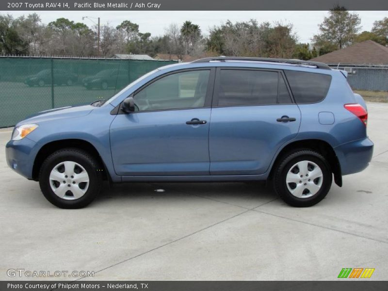 Pacific Blue Metallic / Ash Gray 2007 Toyota RAV4 I4