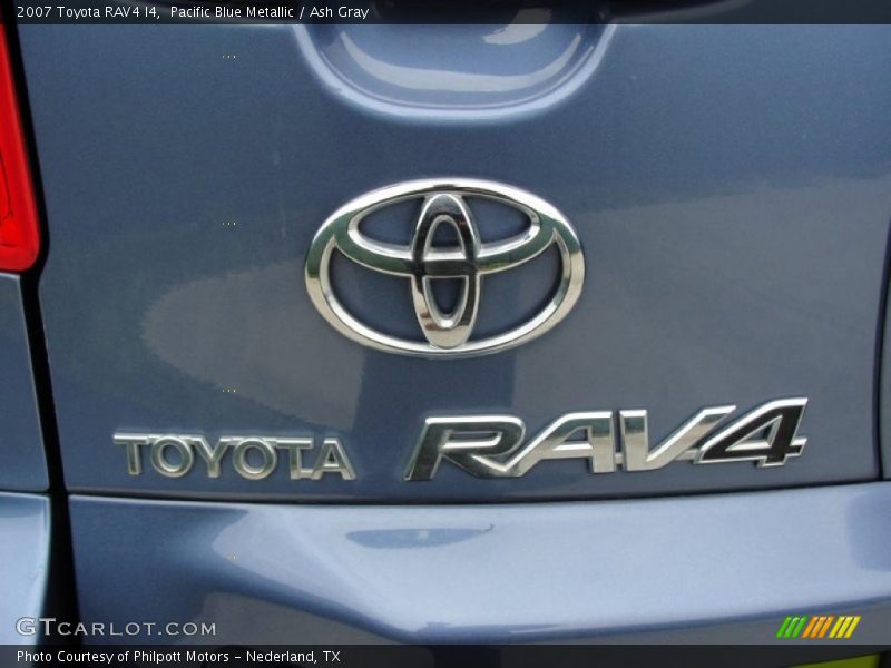 Pacific Blue Metallic / Ash Gray 2007 Toyota RAV4 I4