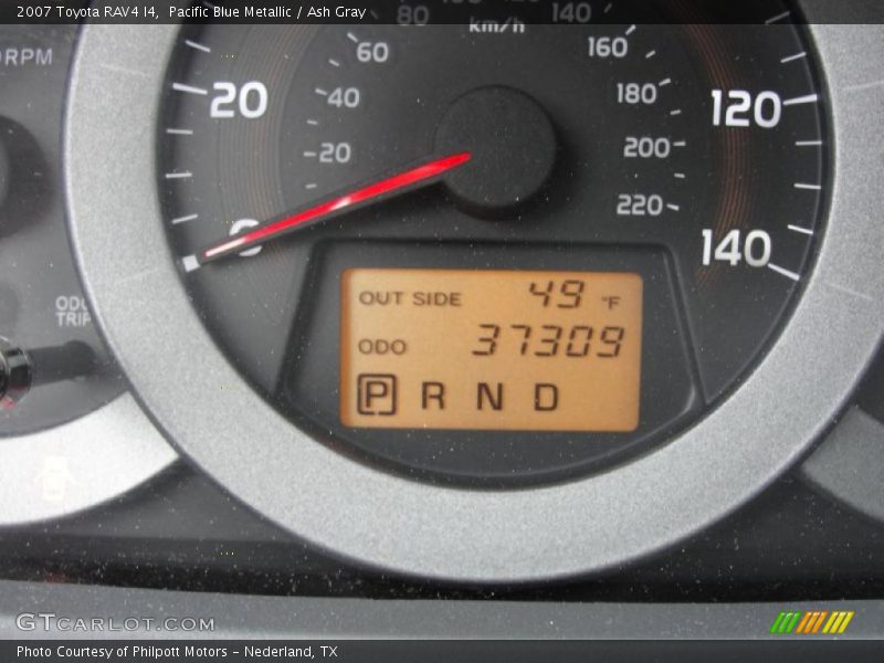 Pacific Blue Metallic / Ash Gray 2007 Toyota RAV4 I4