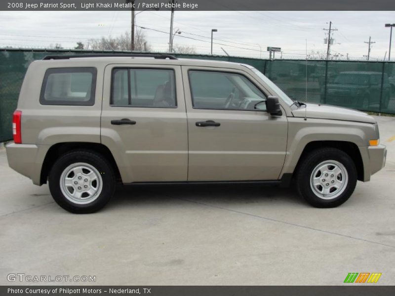 Light Khaki Metallic / Pastel Pebble Beige 2008 Jeep Patriot Sport
