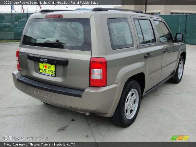 Light Khaki Metallic / Pastel Pebble Beige 2008 Jeep Patriot Sport