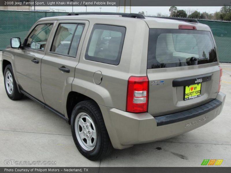 Light Khaki Metallic / Pastel Pebble Beige 2008 Jeep Patriot Sport