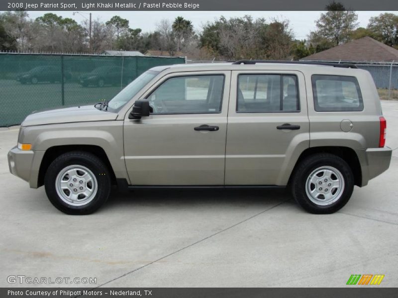 Light Khaki Metallic / Pastel Pebble Beige 2008 Jeep Patriot Sport