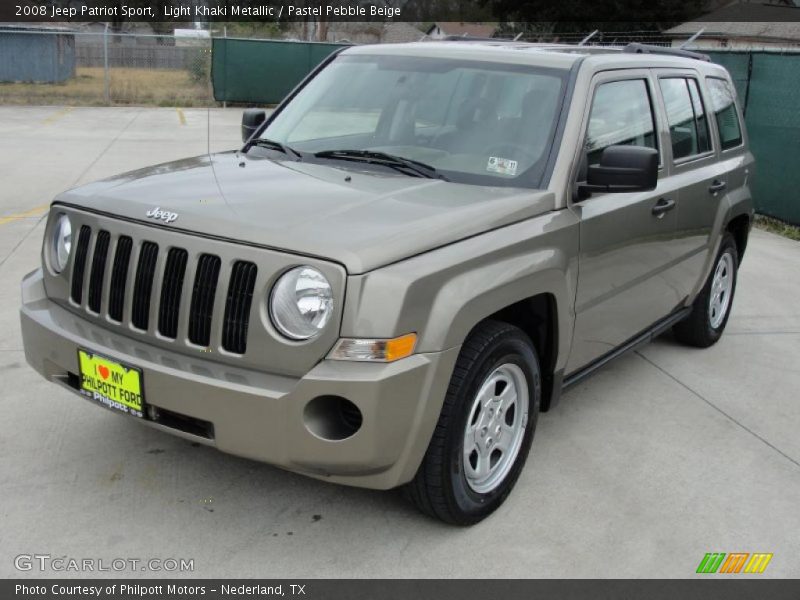 Light Khaki Metallic / Pastel Pebble Beige 2008 Jeep Patriot Sport