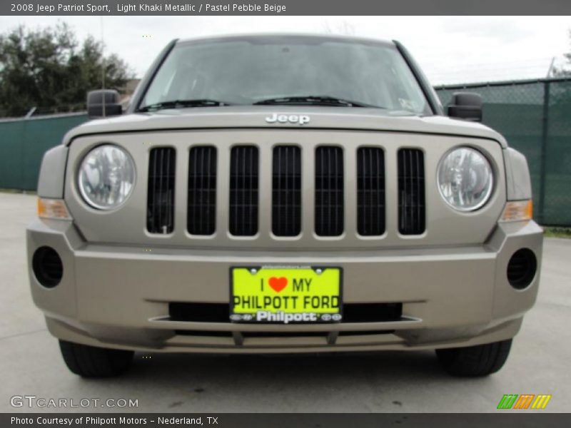 Light Khaki Metallic / Pastel Pebble Beige 2008 Jeep Patriot Sport