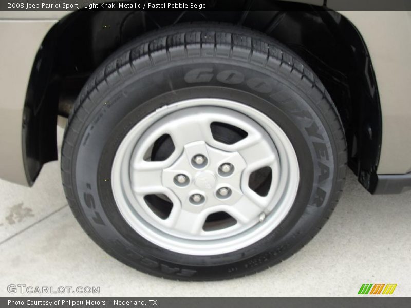 Light Khaki Metallic / Pastel Pebble Beige 2008 Jeep Patriot Sport