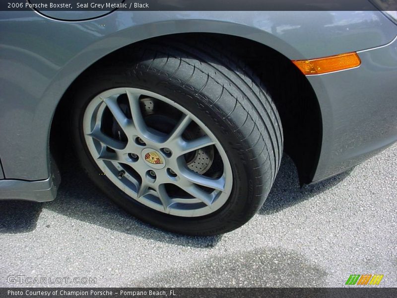 Seal Grey Metallic / Black 2006 Porsche Boxster