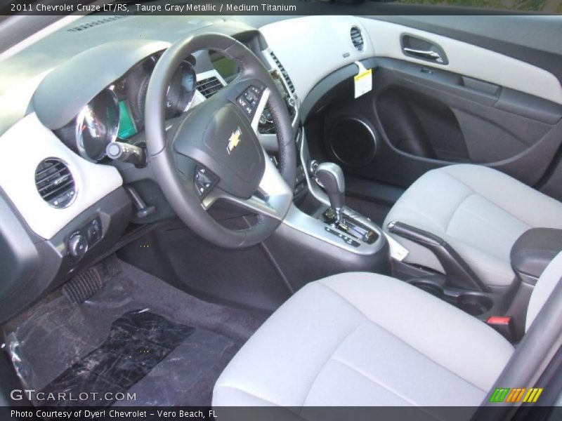 Medium Titanium Interior - 2011 Cruze LT/RS 