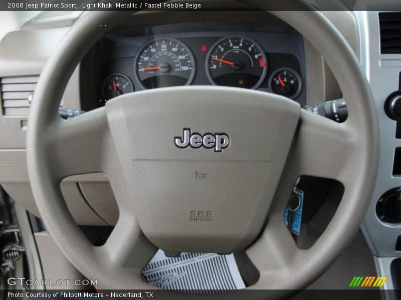 Light Khaki Metallic / Pastel Pebble Beige 2008 Jeep Patriot Sport