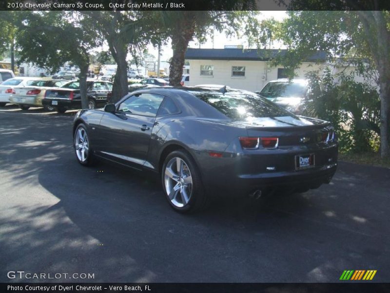 Cyber Gray Metallic / Black 2010 Chevrolet Camaro SS Coupe