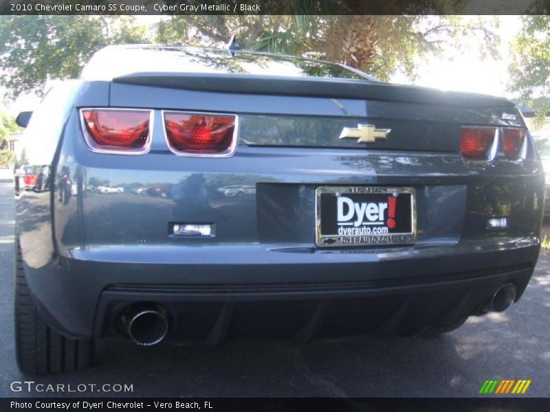 Cyber Gray Metallic / Black 2010 Chevrolet Camaro SS Coupe
