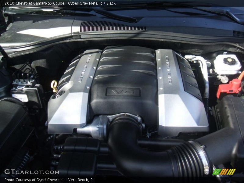 Cyber Gray Metallic / Black 2010 Chevrolet Camaro SS Coupe