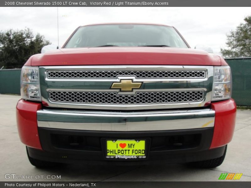 Victory Red / Light Titanium/Ebony Accents 2008 Chevrolet Silverado 1500 LT Crew Cab