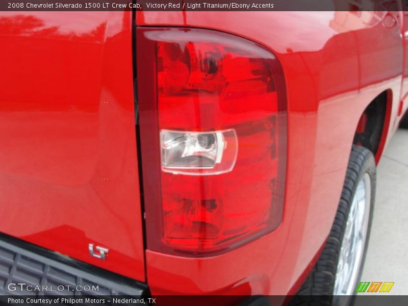 Victory Red / Light Titanium/Ebony Accents 2008 Chevrolet Silverado 1500 LT Crew Cab