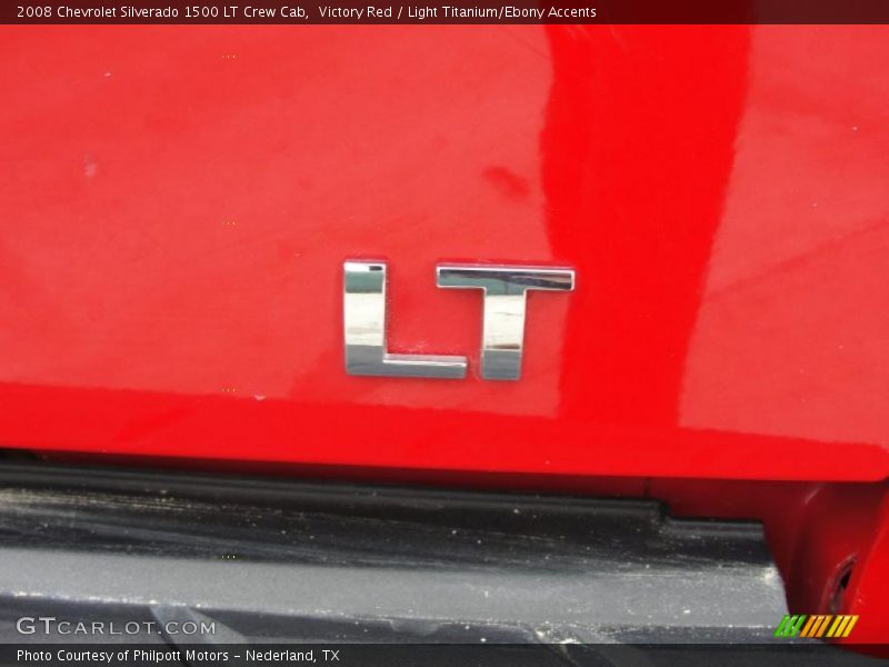 Victory Red / Light Titanium/Ebony Accents 2008 Chevrolet Silverado 1500 LT Crew Cab
