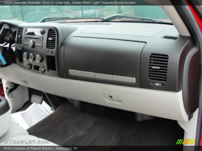 Victory Red / Light Titanium/Ebony Accents 2008 Chevrolet Silverado 1500 LT Crew Cab