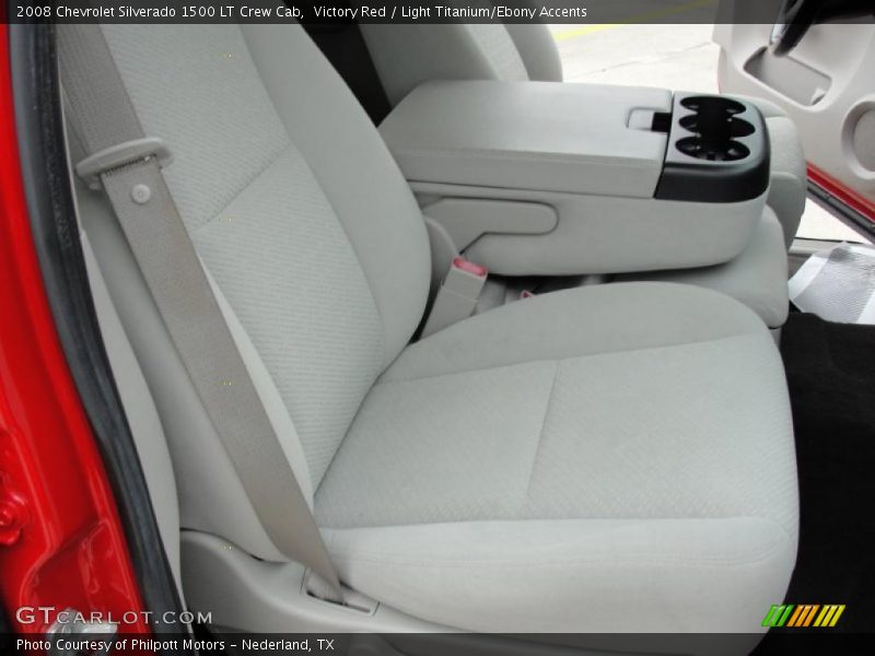 Victory Red / Light Titanium/Ebony Accents 2008 Chevrolet Silverado 1500 LT Crew Cab