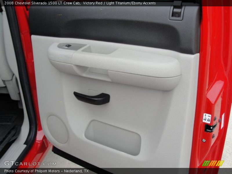 Victory Red / Light Titanium/Ebony Accents 2008 Chevrolet Silverado 1500 LT Crew Cab