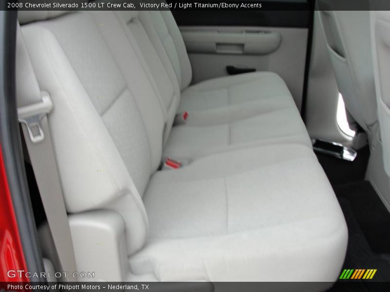 Victory Red / Light Titanium/Ebony Accents 2008 Chevrolet Silverado 1500 LT Crew Cab