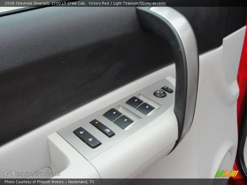 Victory Red / Light Titanium/Ebony Accents 2008 Chevrolet Silverado 1500 LT Crew Cab