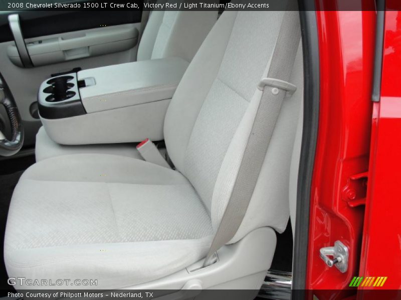 Victory Red / Light Titanium/Ebony Accents 2008 Chevrolet Silverado 1500 LT Crew Cab