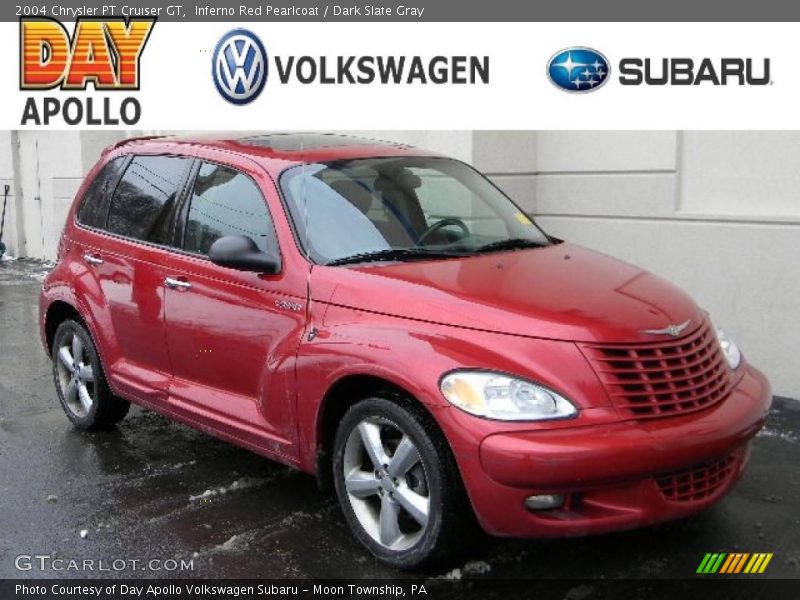 Inferno Red Pearlcoat / Dark Slate Gray 2004 Chrysler PT Cruiser GT