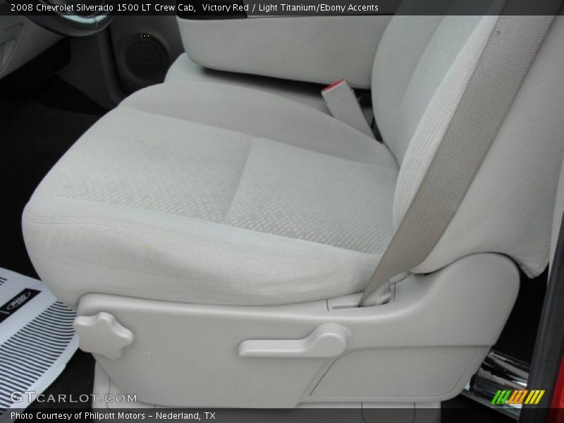 Victory Red / Light Titanium/Ebony Accents 2008 Chevrolet Silverado 1500 LT Crew Cab